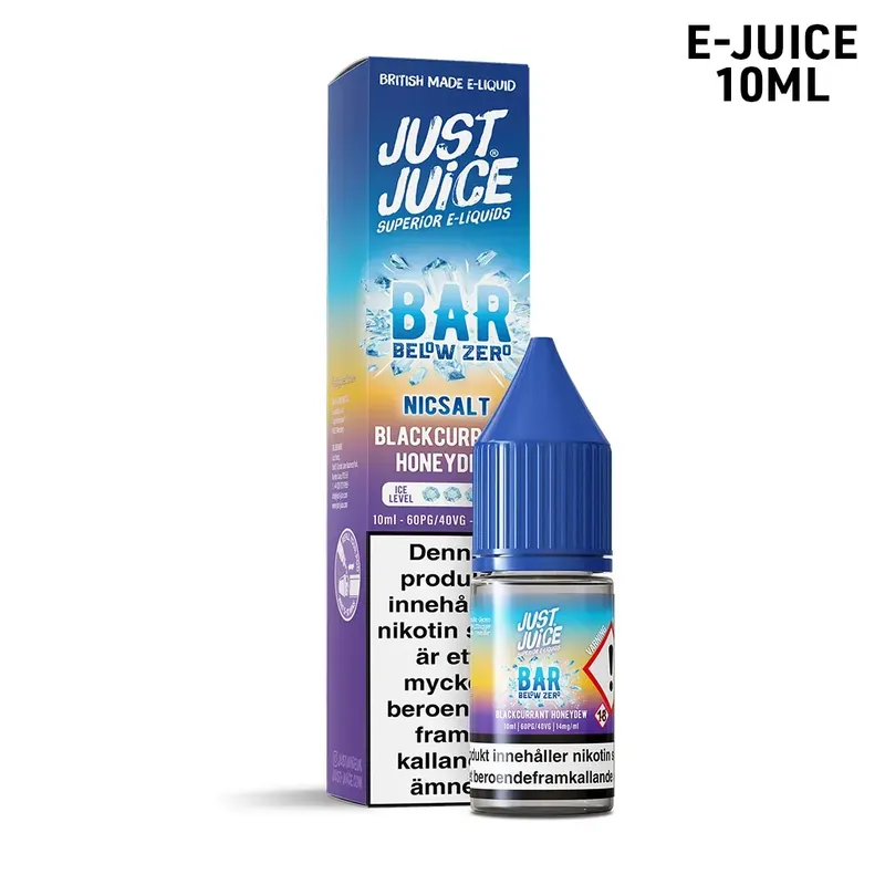 Just Juice Bar Below Zero | Blackcurrant Honeydew | 10ml Saltnikotin