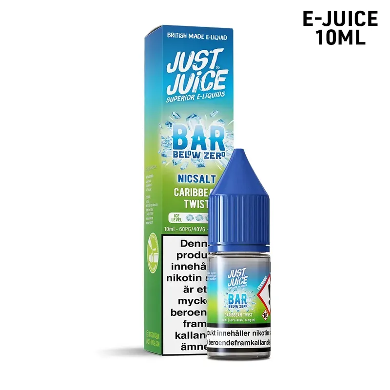 Just Juice Bar Below Zero | Caribbean Twist | 10ml Saltnikotin