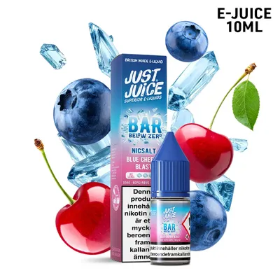 Just Juice Bar Below Zero | Blue Cherry Blast | 10ml Saltnikotin