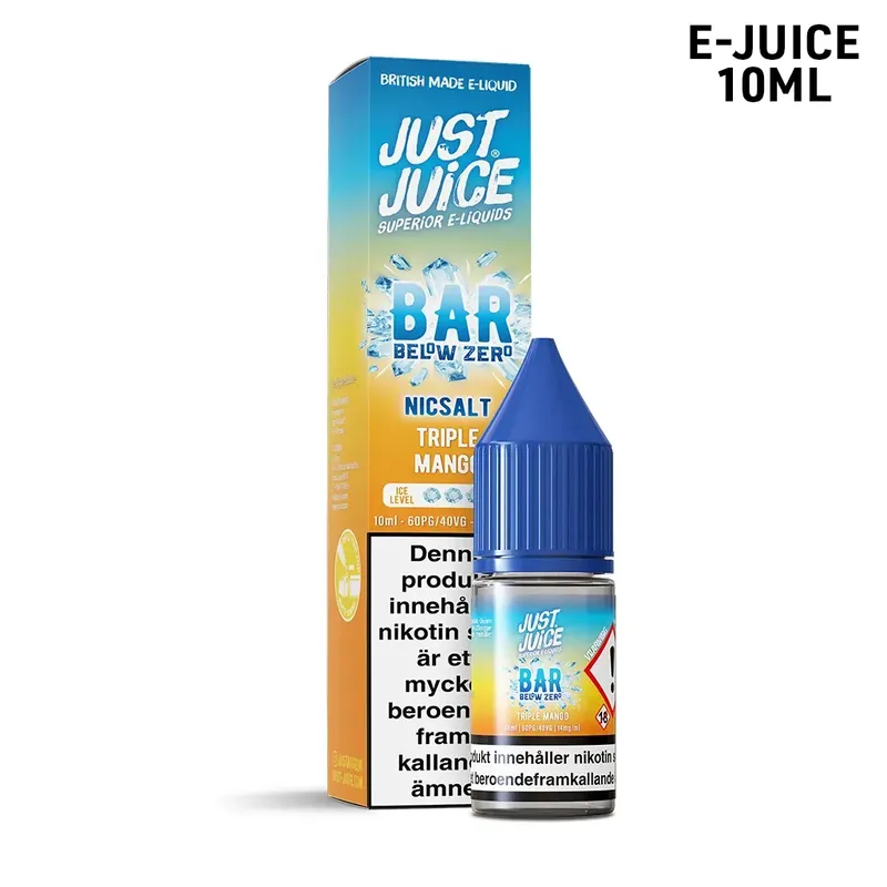 Just Juice Bar Below Zero | Triple Mango | 10ml Saltnikotin