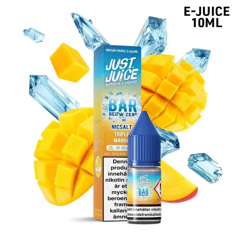 Just Juice Bar Below Zero | Triple Mango | 10ml Saltnikotin
