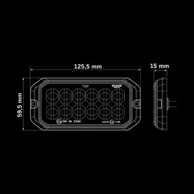 DARK KNIGHT BLIXTLJUS DUO 12 LED