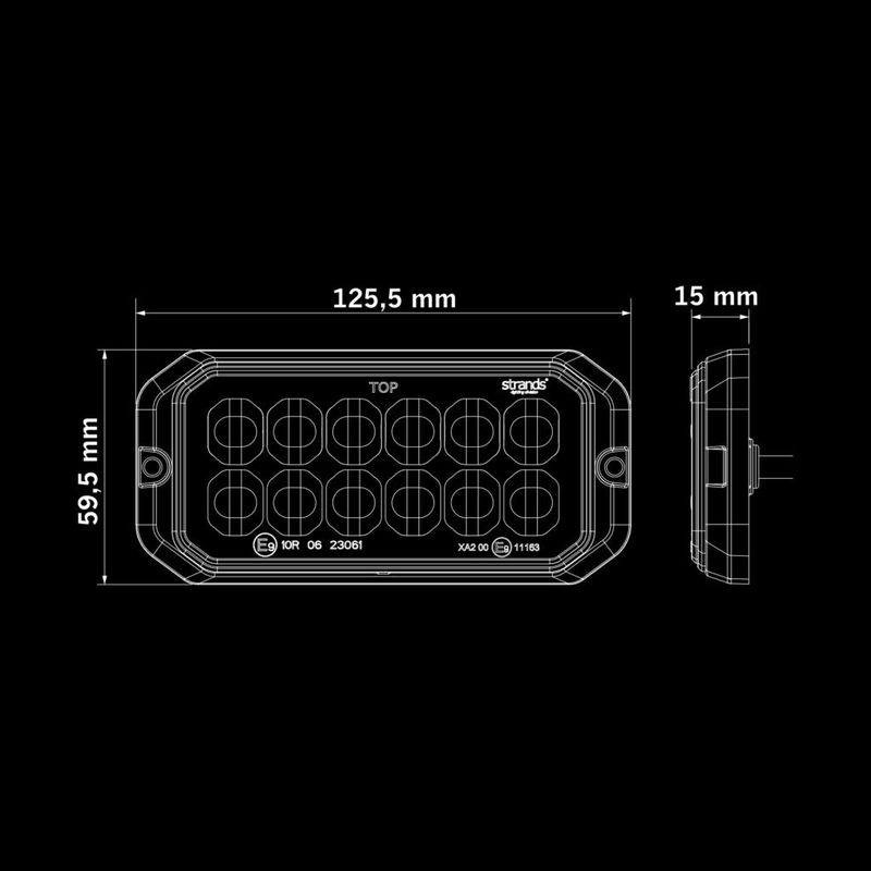 DARK KNIGHT BLIXTLJUS DUO 12 LED
