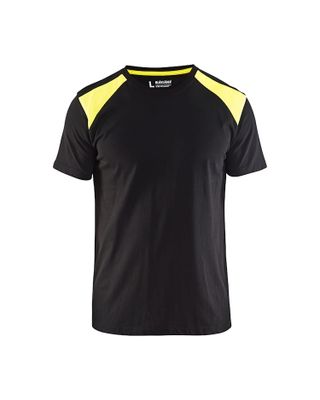 3379 T-shirt Svart/Varselgul
