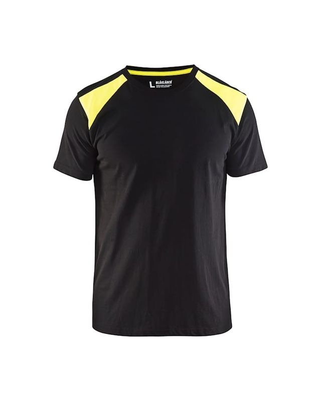 3379 T-shirt Svart/Varselgul