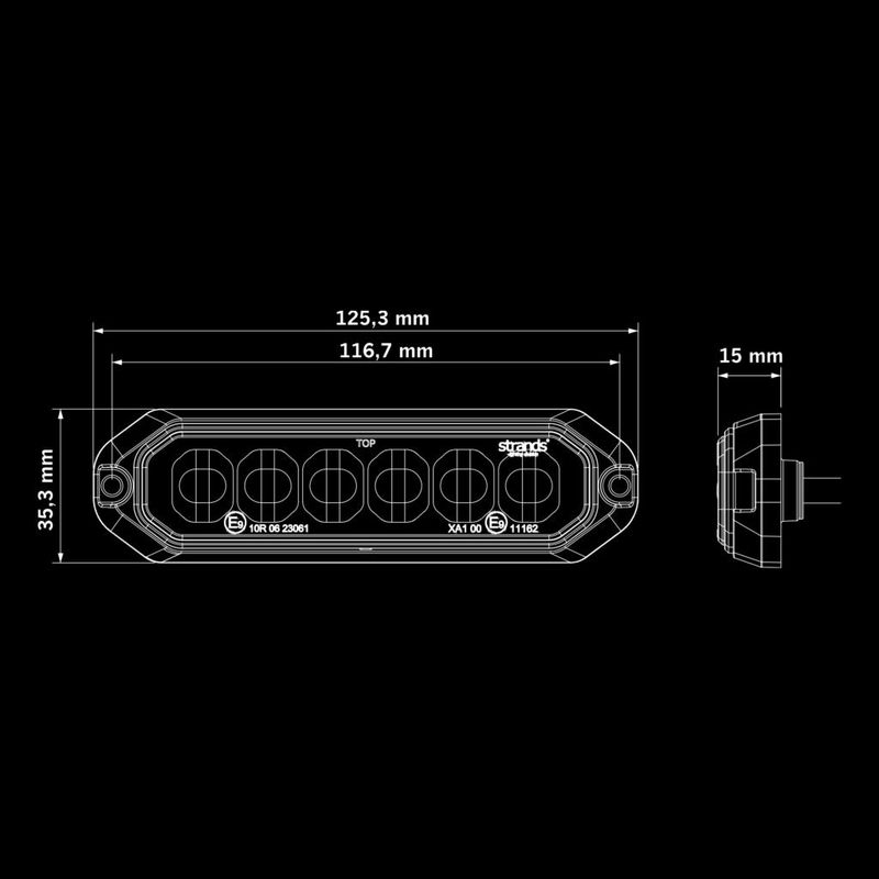 DARK KNIGHT BLIXTLJUS DUO 6 LED