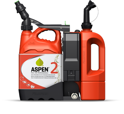 Aspen Combihandle - Kombidunk för Aspen alkylatbensin & Aspen Bio Chain oil