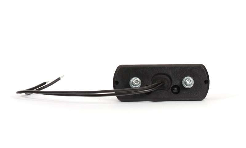NUMMERSKYLTSBELYSNING VITT 4 LED, SVART
