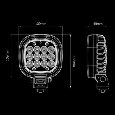PRESIDENT WORK LIGHT 2.0 25W RED POSITION LIGHT