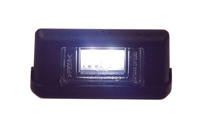 NUMMERSKYLTSBELYSNING VITT 4 LED, SVART
