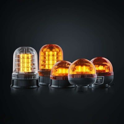 BIG ENERGY PORTABEL ROTERANDE VARNINGSLJUS ORANGE LINS