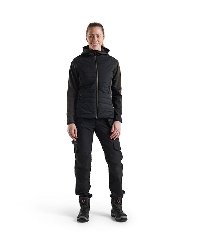 5931 Hybridjacka Dam Mörkgrå/Svart