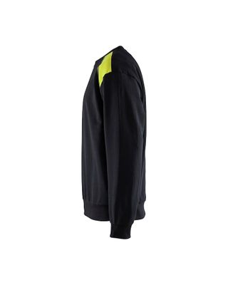 3580 Sweatshirt Svart/Varselgul
