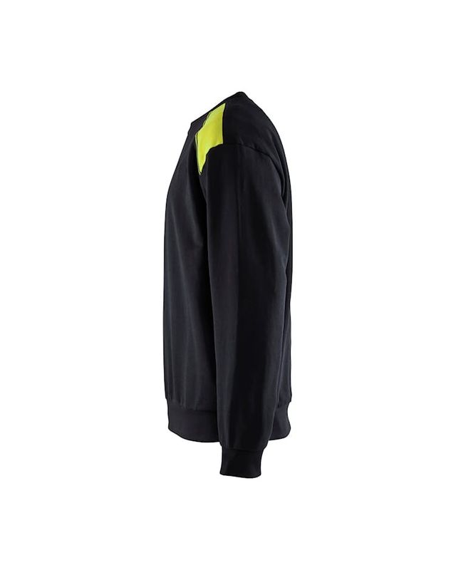 3580 Sweatshirt Svart/Varselgul
