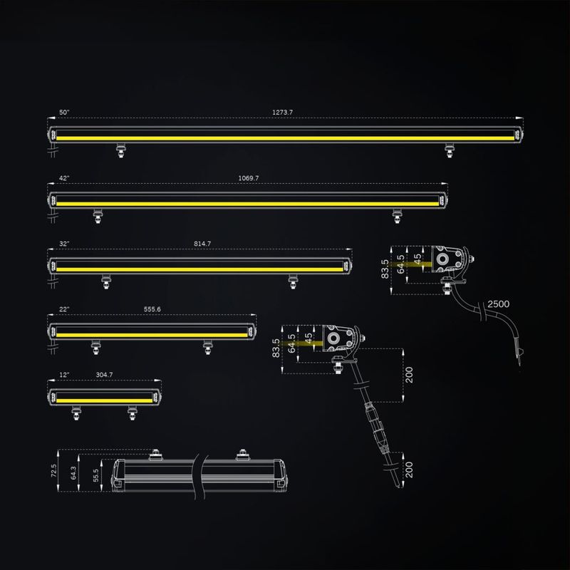 SIBERIA XP SR LED BAR 22″  Hello Funk. | Inbyggt relä