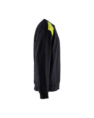 3580 Sweatshirt Svart/Varselgul