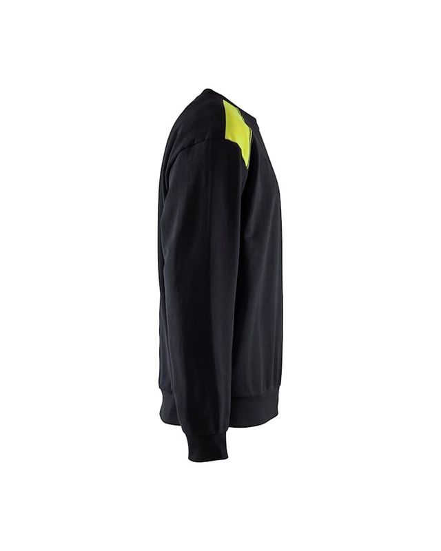 3580 Sweatshirt Svart/Varselgul