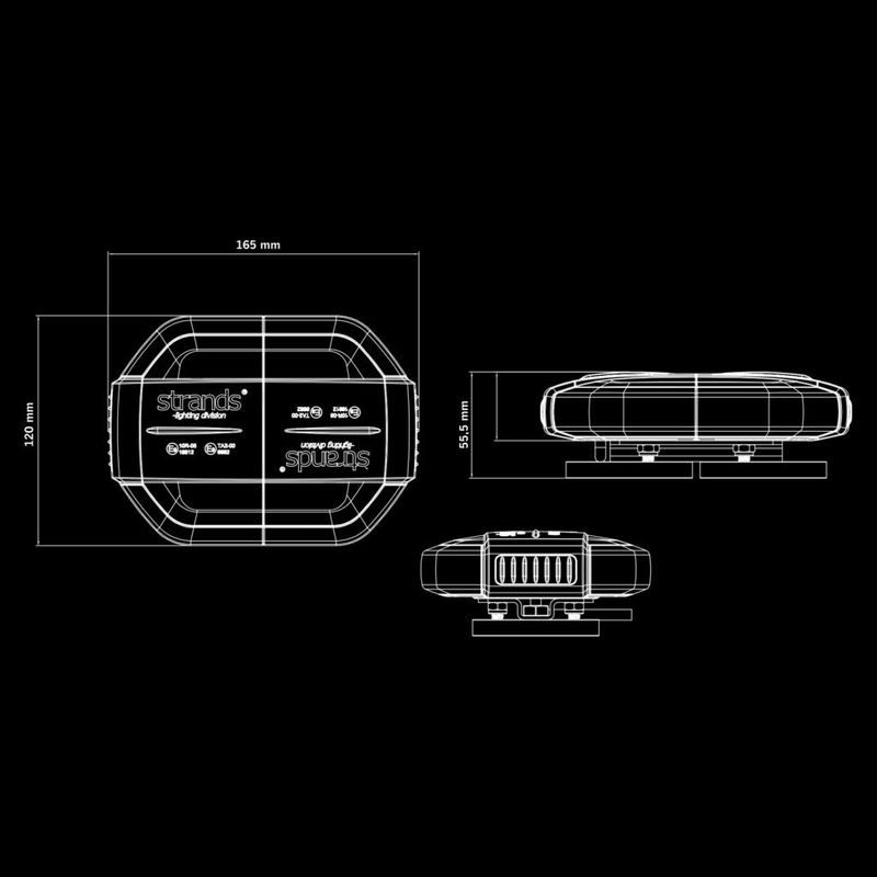 CRUISE LIGHT ROOF BAR BLIXTLJUSRAMP 165 MM