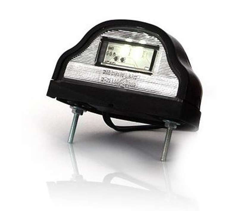 NUMMERSKYLTSBELYSNING 2 LED, SVART