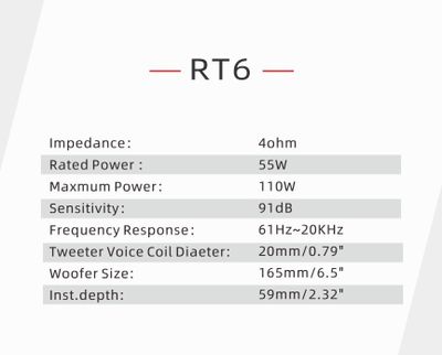 Rebec RT6 4ohm