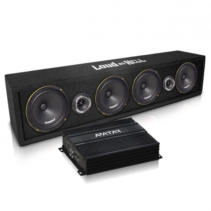 Soundmax SX-MX6 LOUD AS HELL planka Ampkit Pro V2