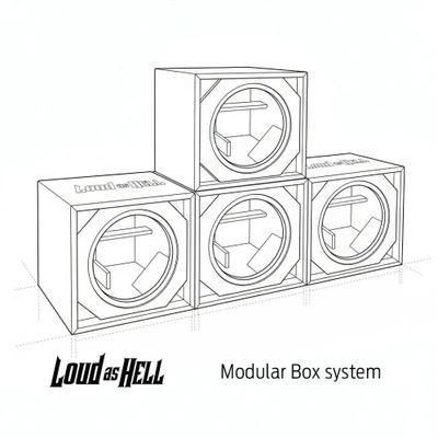 Loud as Hell 1x10" Midbaslåda