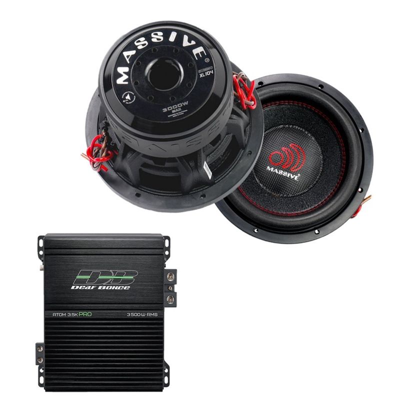 Massive Audio 2x10" SUMMO XL ampkit