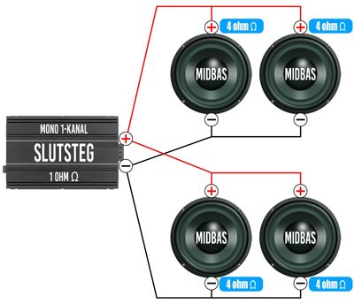 4 ohms element 4st