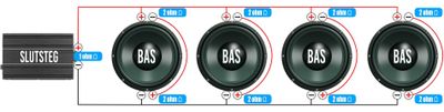 2x2 ohms element 4st