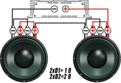 Deaf Bonce 2x10" LOUD AS HELL låda 2x1 Ohm