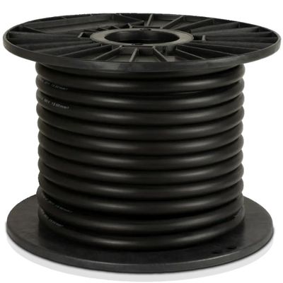 Skyllermarks gummiklädd 50mm svart OFC Full rulle 25m
