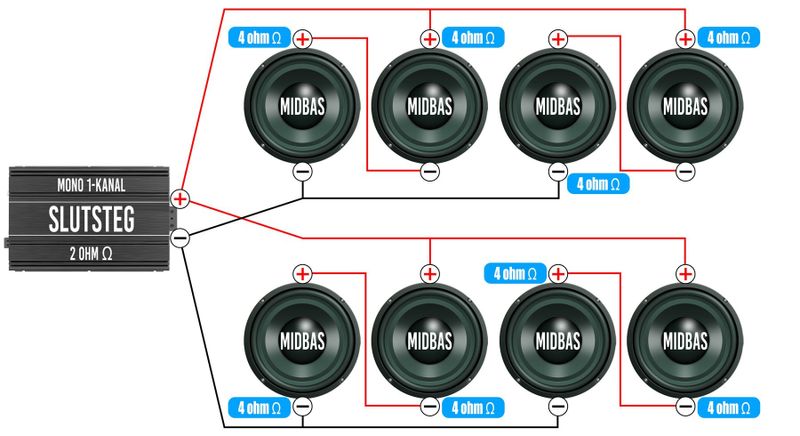 4 ohms element 8st