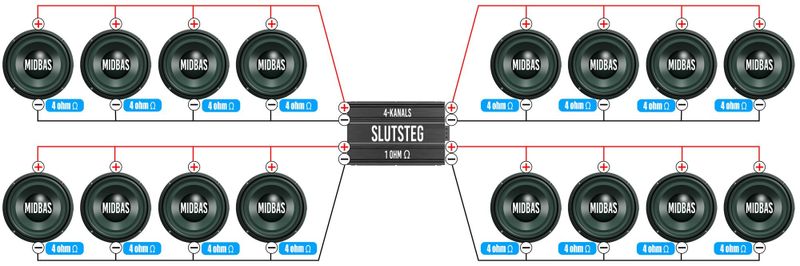 4 ohms element 16st