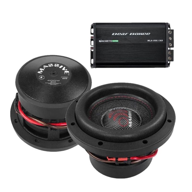 Massive Audio 2x6" SUMMO ampkit
