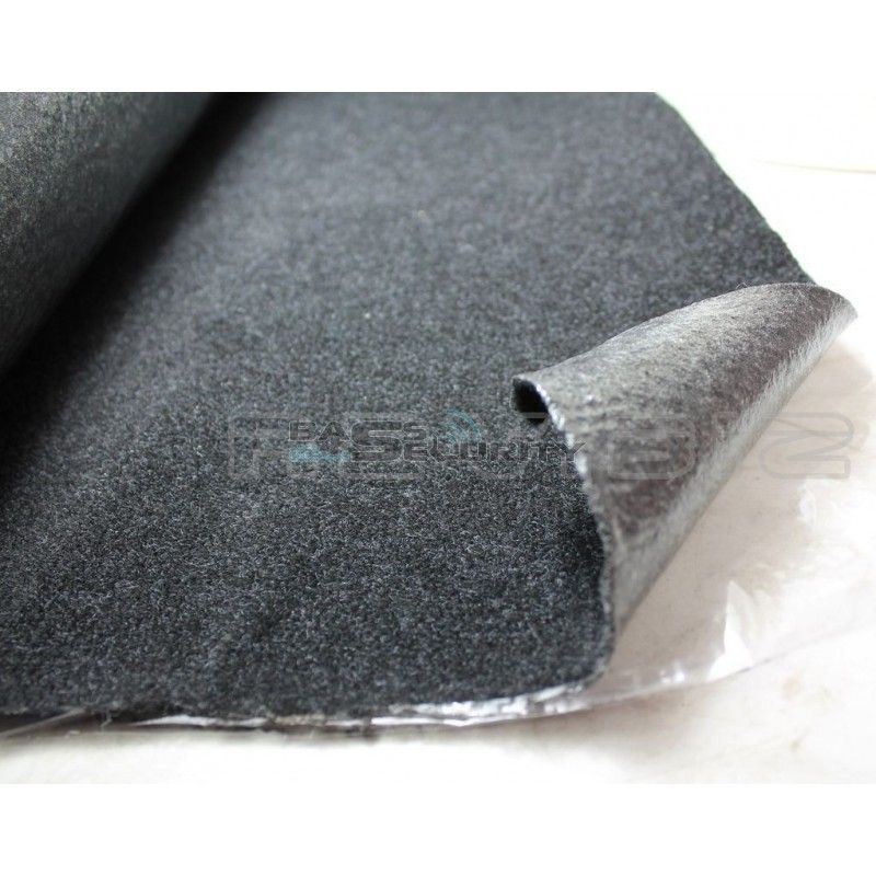 Comfortmat CARPET Svart (with glue) Full rulle 10m