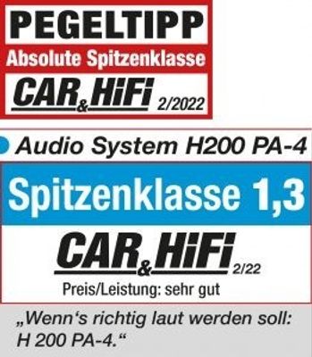 Audio System H 200 PA-4