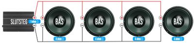 4 ohms element 4st