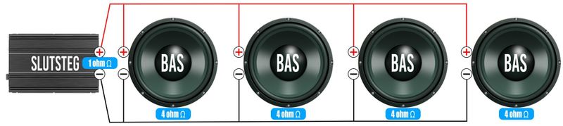 4 ohms element 4st