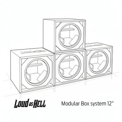 Loud as Hell 1x12" Midbaslåda