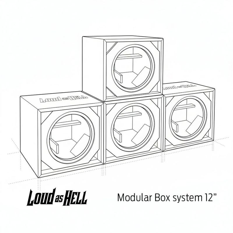 Loud as Hell 1x12" Midbaslåda