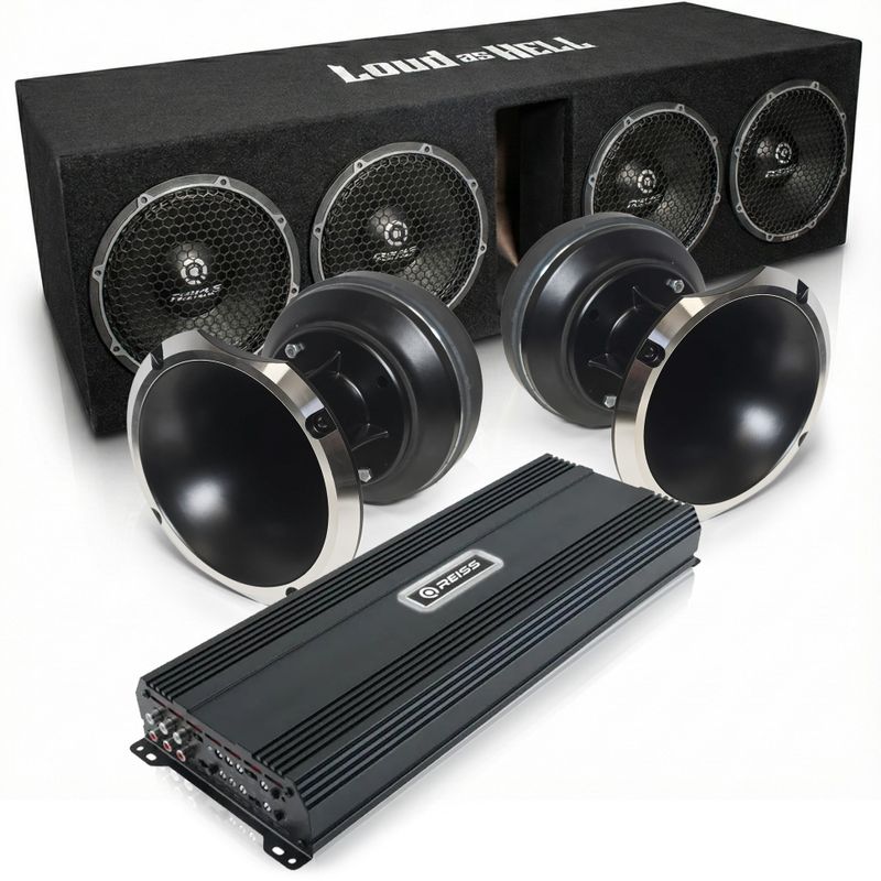 Reiss 4x8" Loud as Hell planka Slot Ampkit