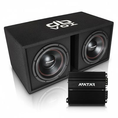 2x12" Soundmax SX-FX12.D4 dBVox låda Ampkit