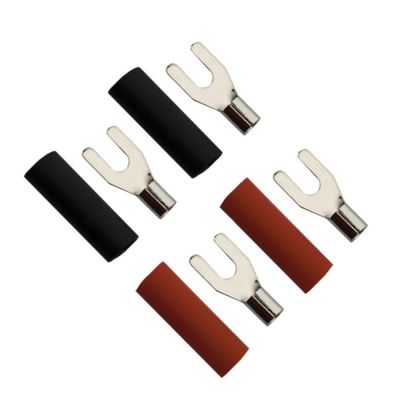 Gaffelkabelsko 2.5mm2, 2 röd & 2 svart