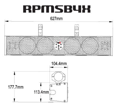 Cerwin Vega Soundbar RPMSB4X