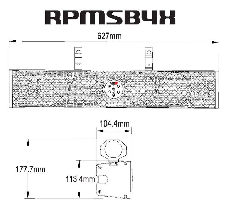 Cerwin Vega Soundbar RPMSB4X
