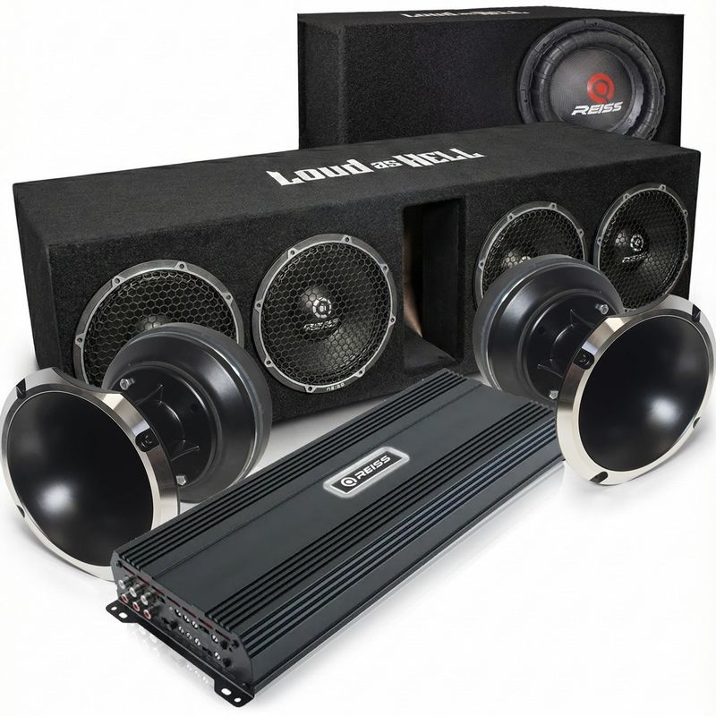 Reiss 4x8" med 1x15" Loud as Hell Ampkit