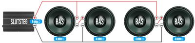 4 ohms element 4st