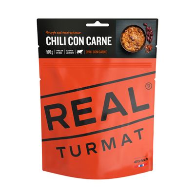 Real Turmat Chili con Carne | Frystorkad mat | Portionsförpackning