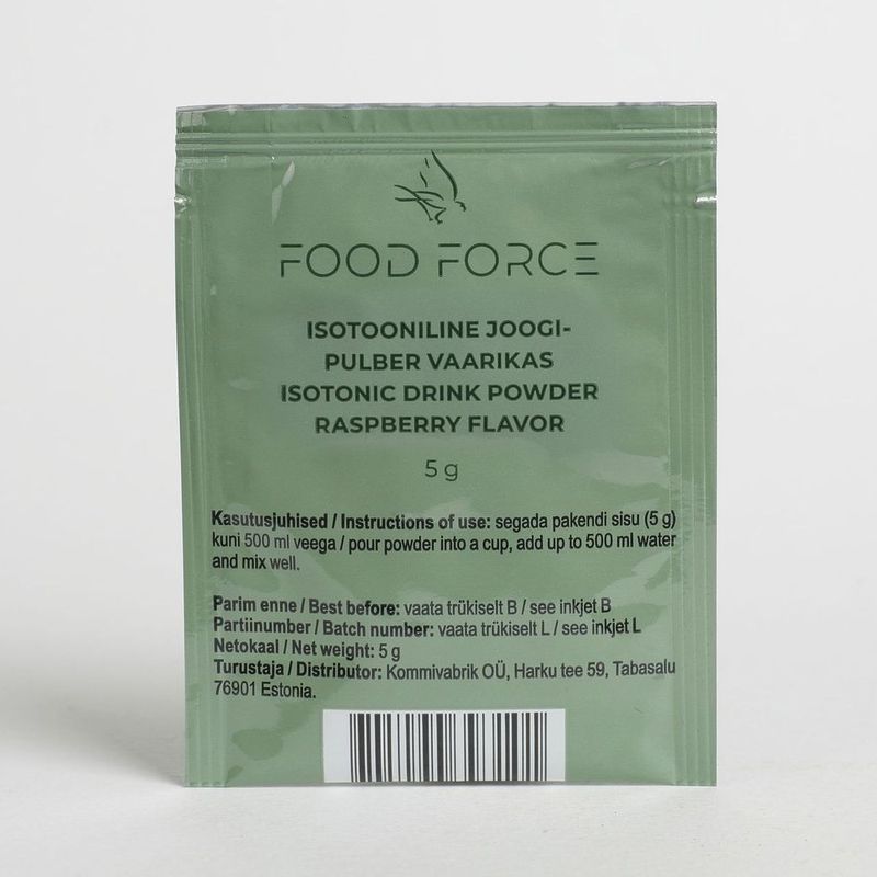 Food Force Isotonic Drink Powder Raspberry