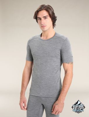 Herr 200 Oasis Short Sleeve Crewe termisk topp i merino